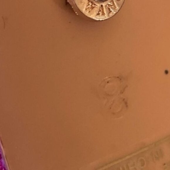 AZALEA WANG Romee Fuchsia Pony Hair Pump Pink Heel SZ 8 - Picture 6 of 10